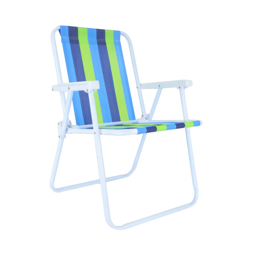 Cadeira de Praia Alta Mor Aço colorida
