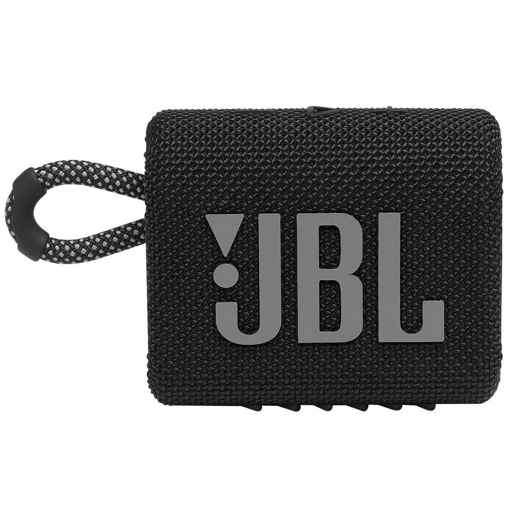 Caixa de Som Portátil JBL Go 3 Bluetooth á Prova de Poeira e água com 4,2 watts RMS