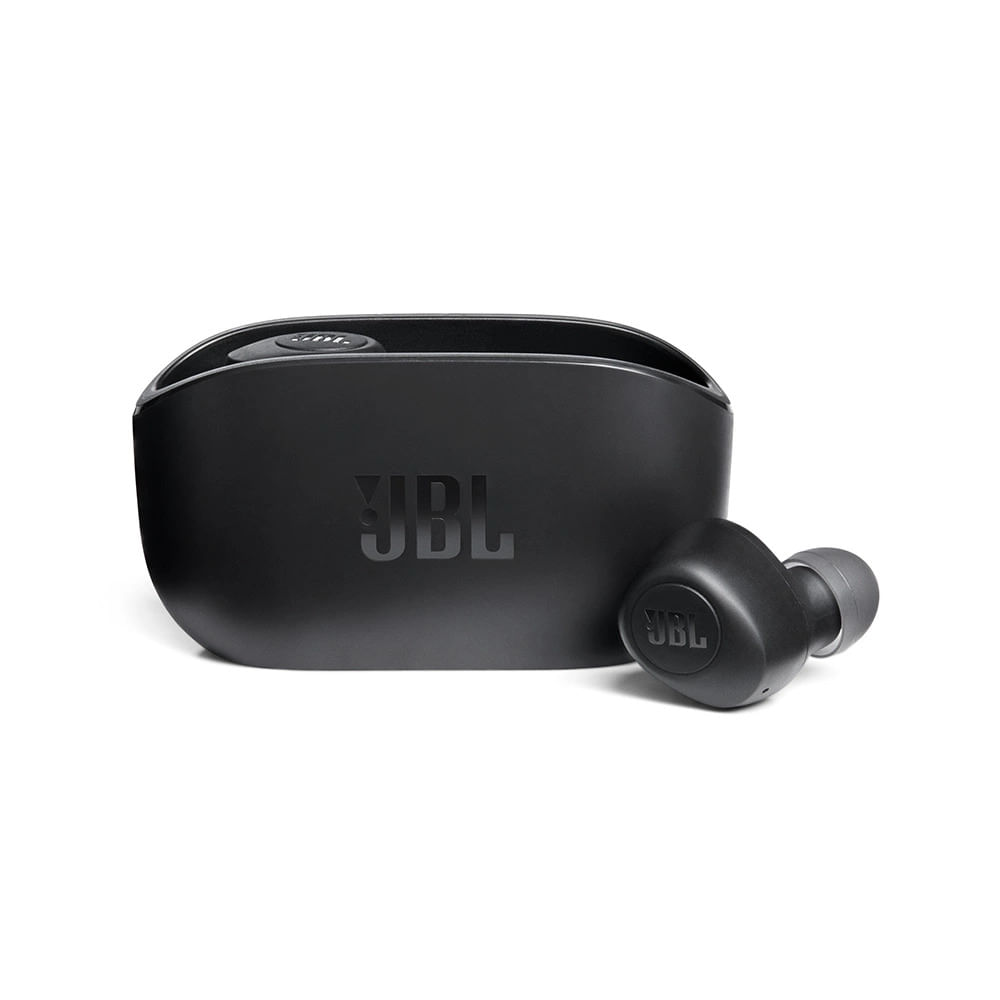 Fone de Ouvido Intra-Auricular JBL WAVE 100TWS com Microfone Preto