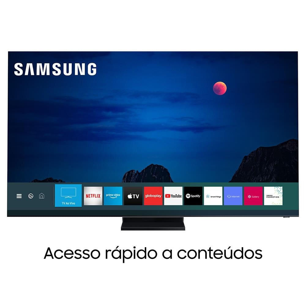 Smart TV QLED 75 Polegadas 8K 75Q950T Sem Bordas Processador com IA Única Conexão Samsung