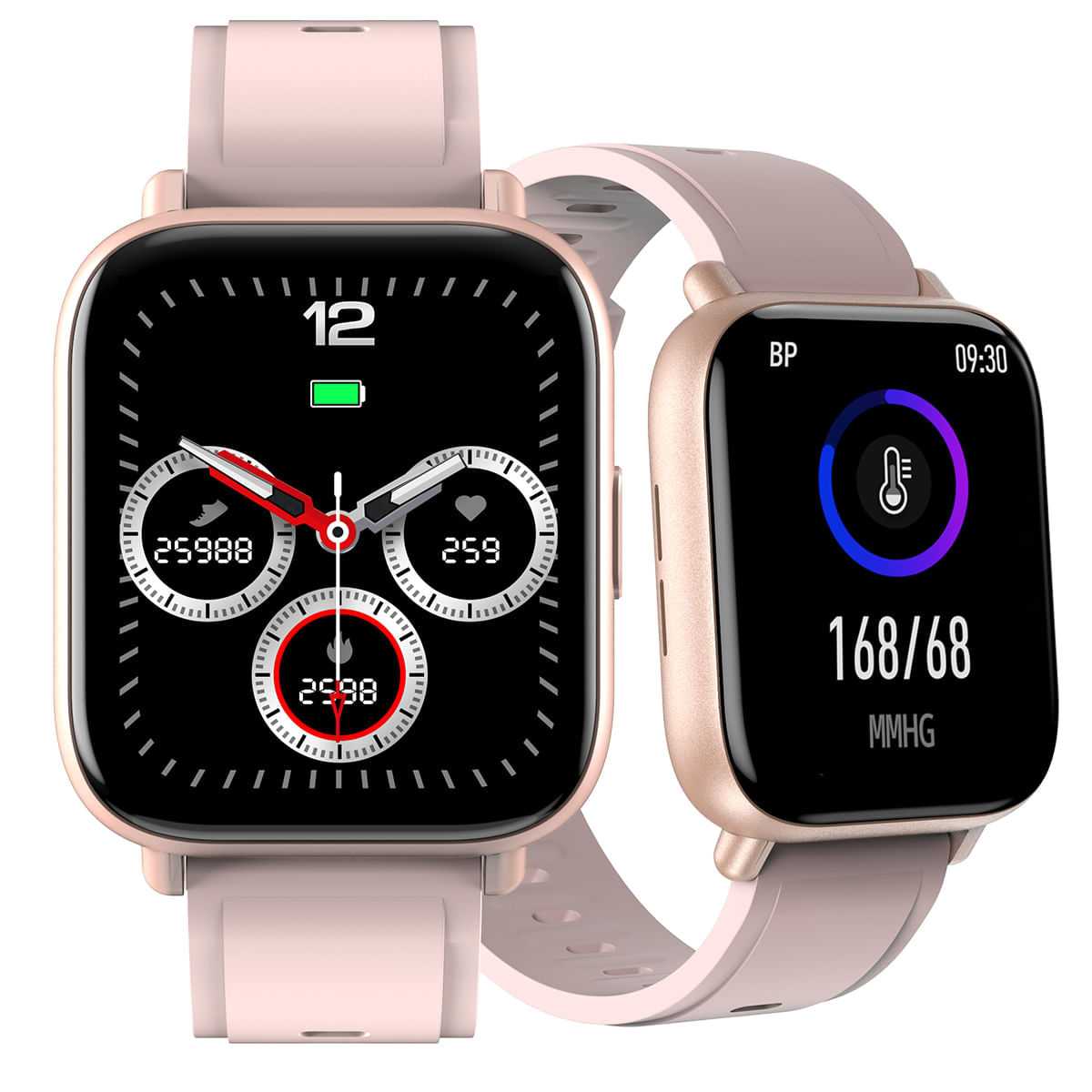 Smartwatch Philco PSW01RG 42mm 1,7” Rosa – Bluetooth, 8 funções