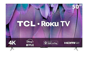 Smart TV LED 50 Polegadas Resolução 4K Full HD com 1 Entrada USB e 4 Entrada HDMI
