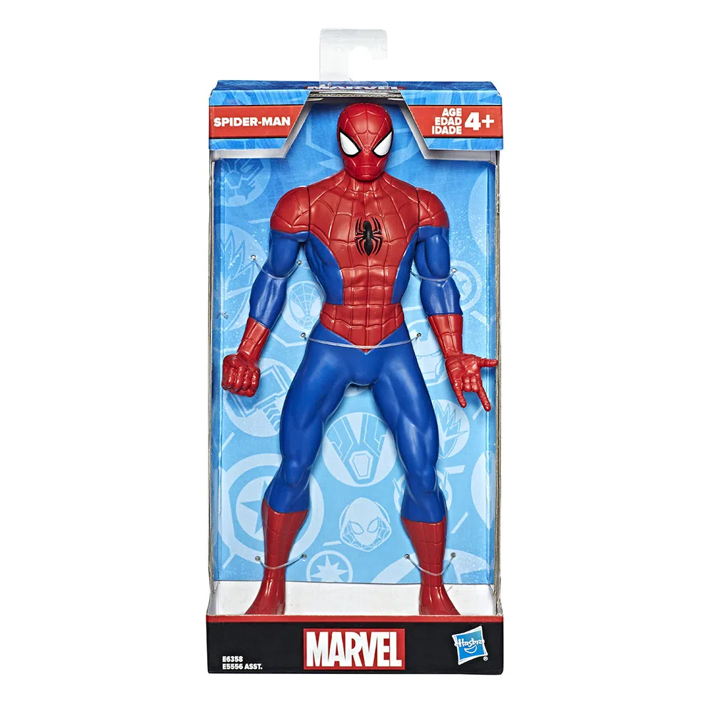 Boneco do Homem Aranha na caixa entre opções de presente de Dia das Crianças 2023