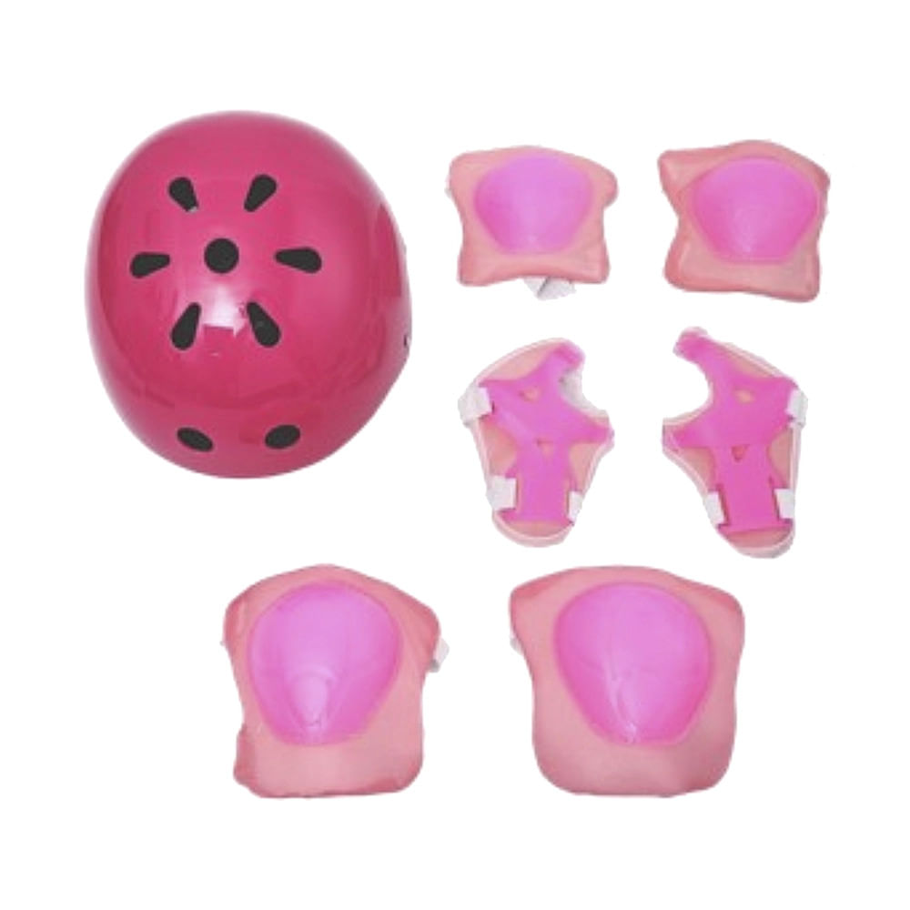 Kit de Proteção com Capacete e Acessórios Rosa