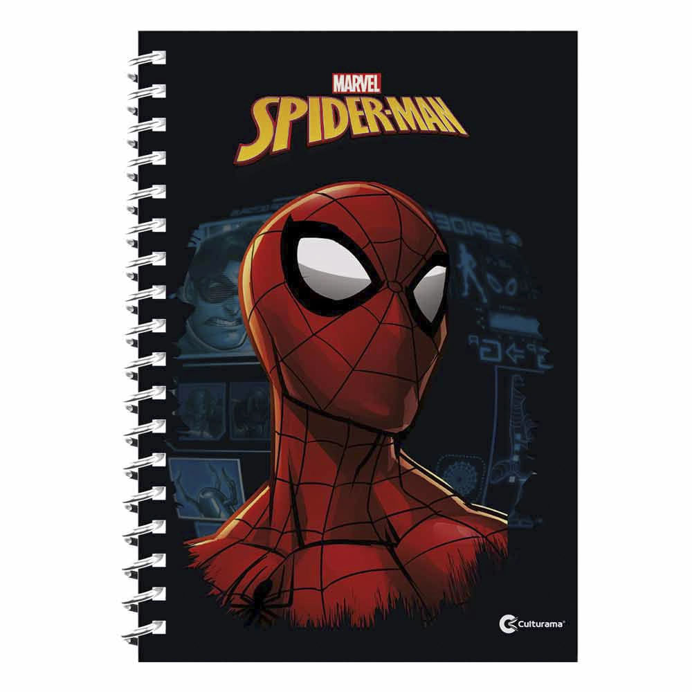 Caderno espiral Capa Dura Spider-Man 10 Matérias 160 Folhas 