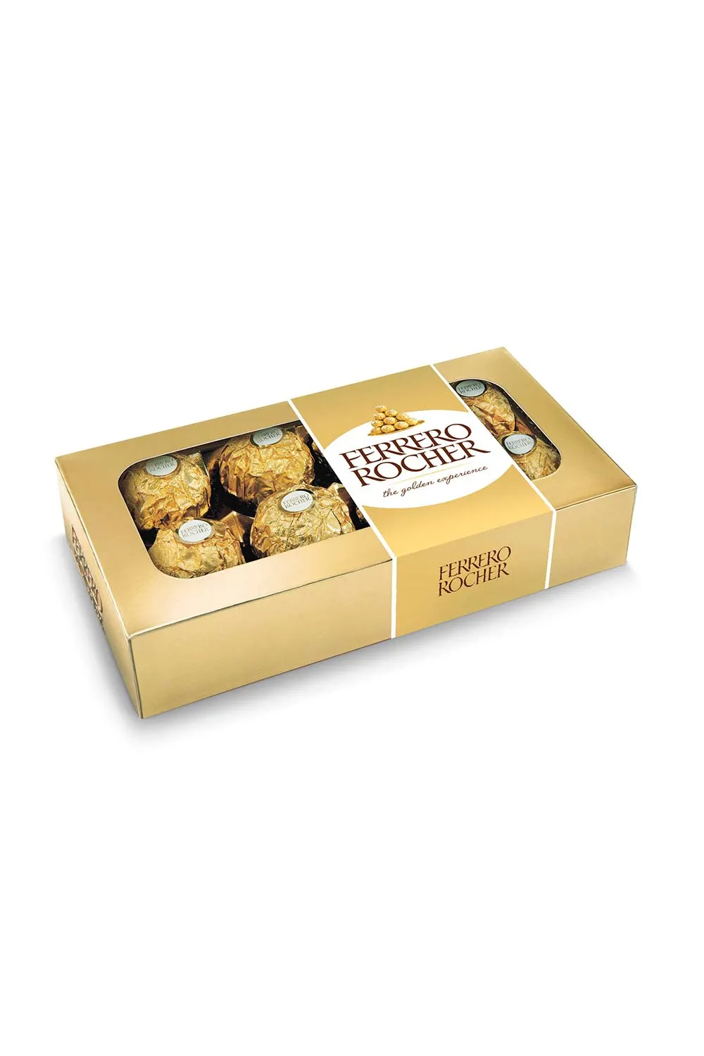 Caixa de Bombom Ferrero Rocher 100g Com 8 Unidades