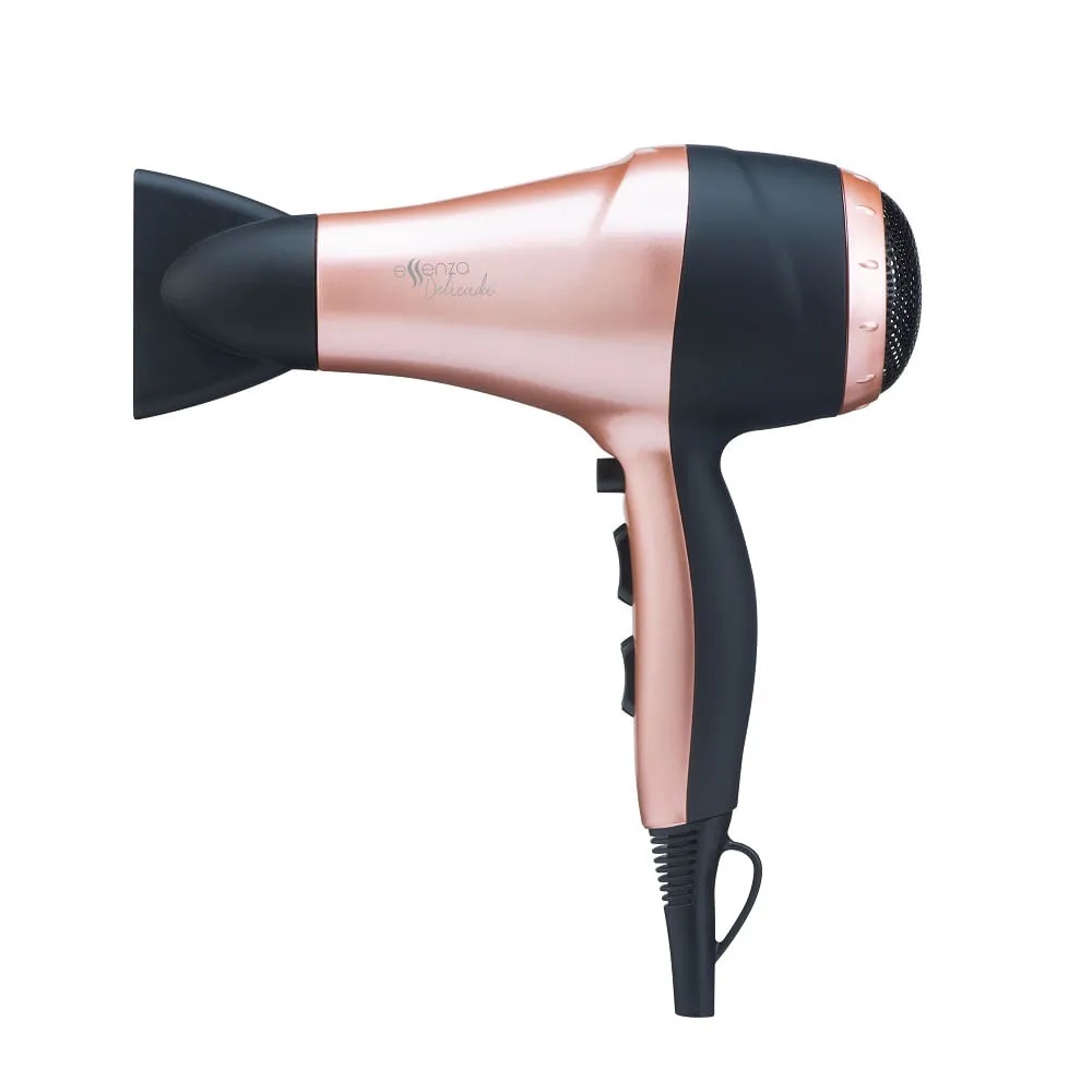 Tipo de secador de cabelo iônico da Essenza na cor rosa
