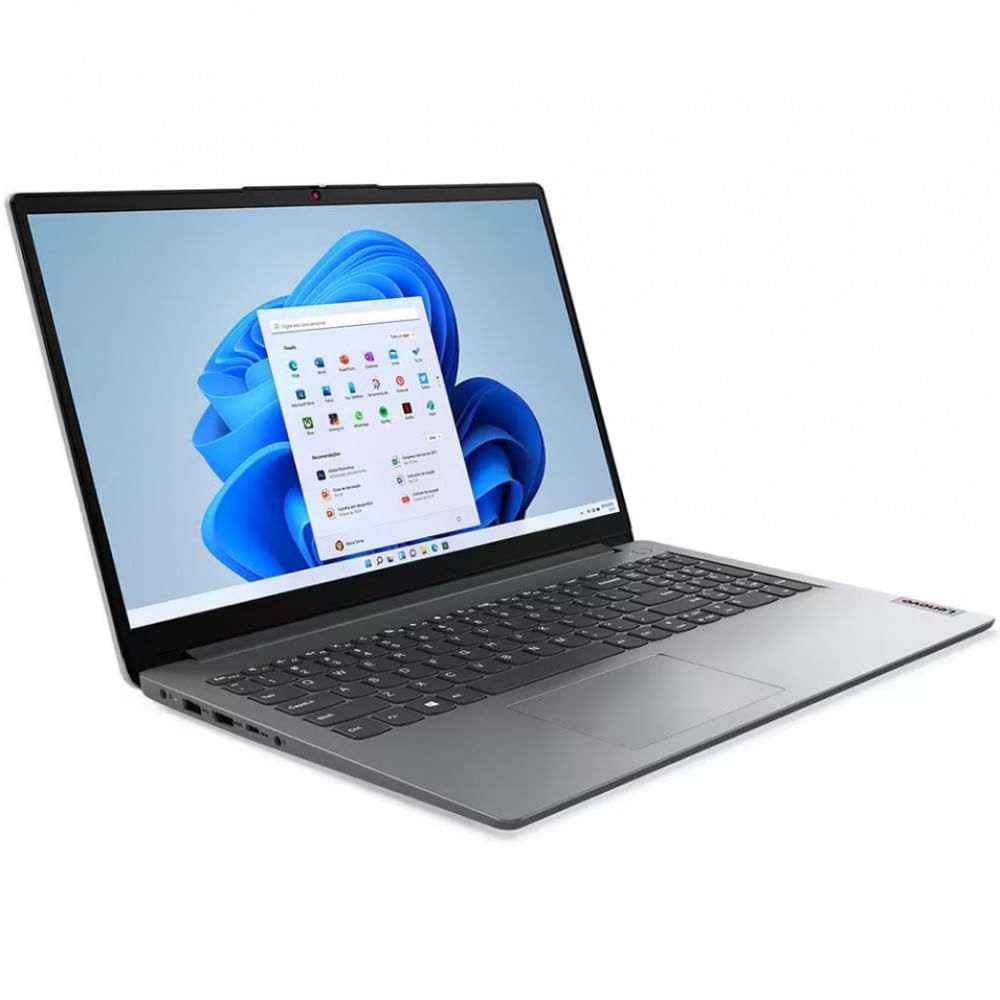 Notebook Lenovo IdeaPad 1i i7-1255U 12GB 512GB SSD Tela 15.6