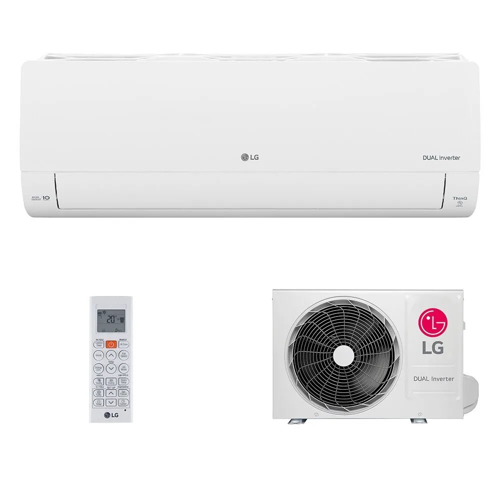 Ar Condicionado Split Hi Wall Inverter LG Dual Compact +IA R-32 12000 BTU/h Frio S3NQ12JAQAL.EB2GAM1