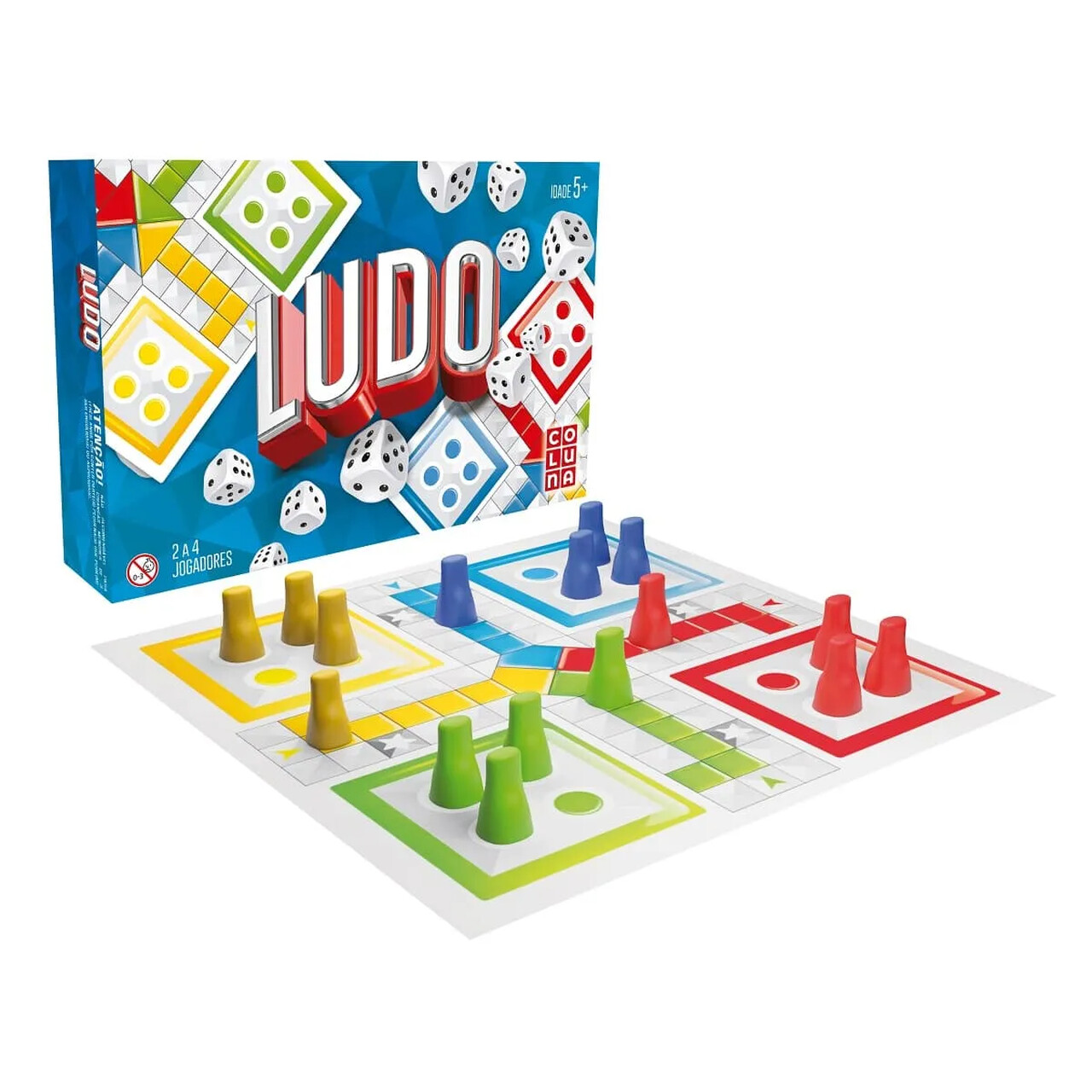 Jogo de Tabuleiro Ludo Pais e Filhos 2201