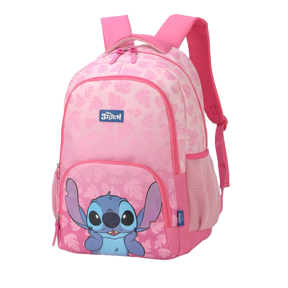 Mochila Infantil Maxlog Stitch rosa