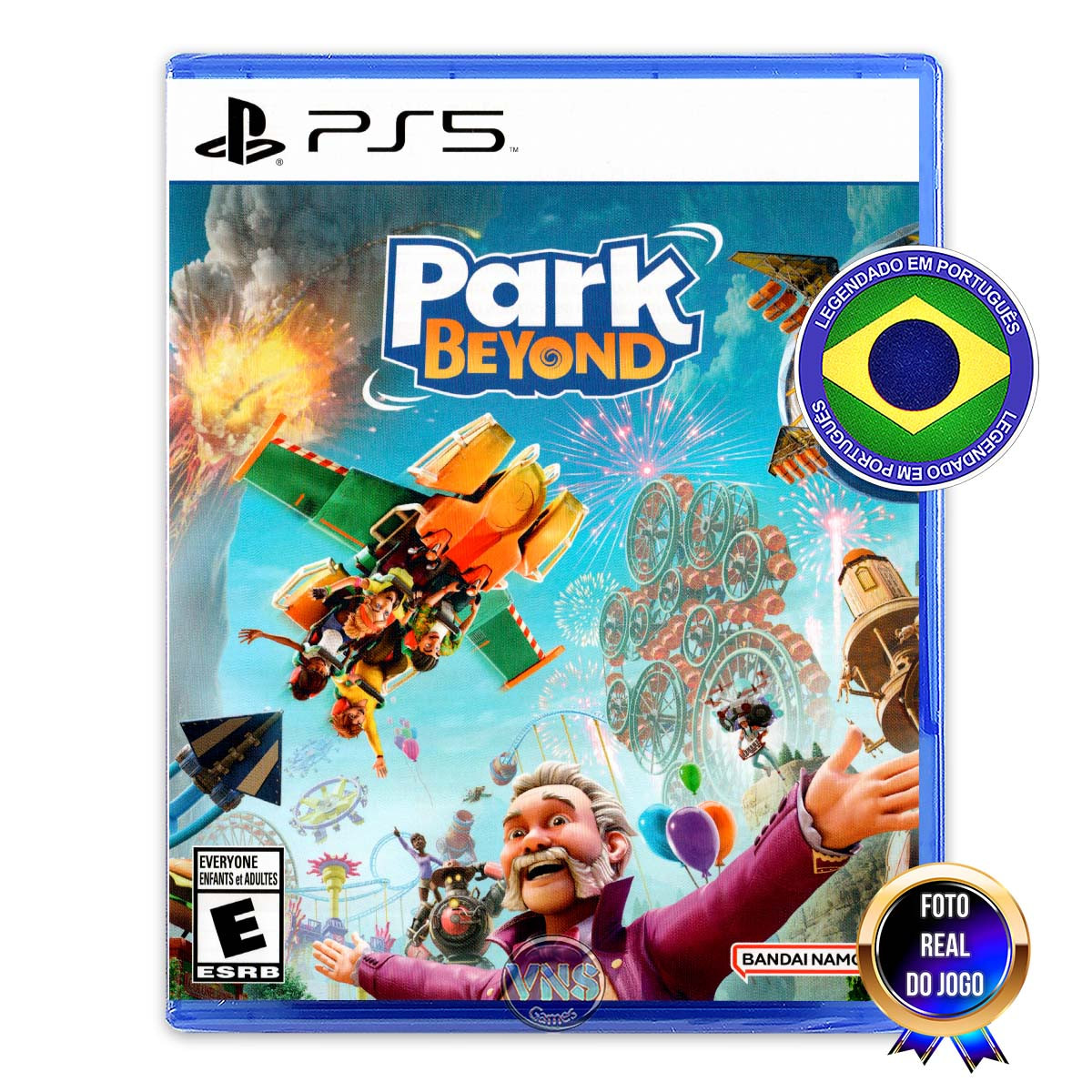 Jogo Park Beyond para PS5 – Versão Física Capa do jogo Park Beyond para PS5, versão física para PlayStation 5.