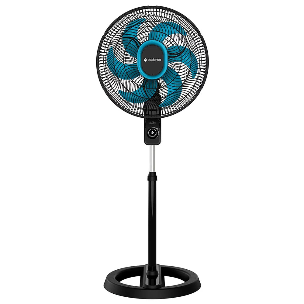 Ventilador Cadence Eco Turbo 40cm Azul e Preto Ventilador de coluna Cadence Eco Turbo 40cm, com 6 pás azul e preto, ideal para ventilar ambientes com eficiência e estilo