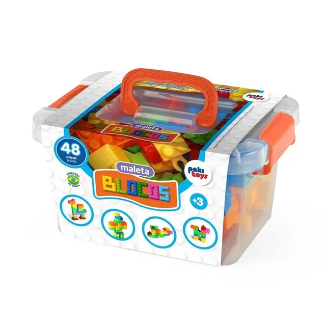 Blocos de montar são boa opção de brinquedos para bebê