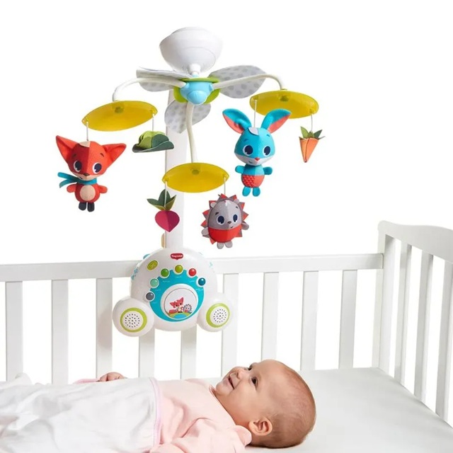 Móbile Groove Meadow está entre brinquedos para bebês
