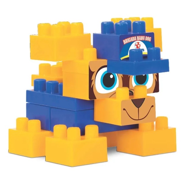 Blocos de Montar Brigada Baby Dog é opção entre tendências de brinquedos
