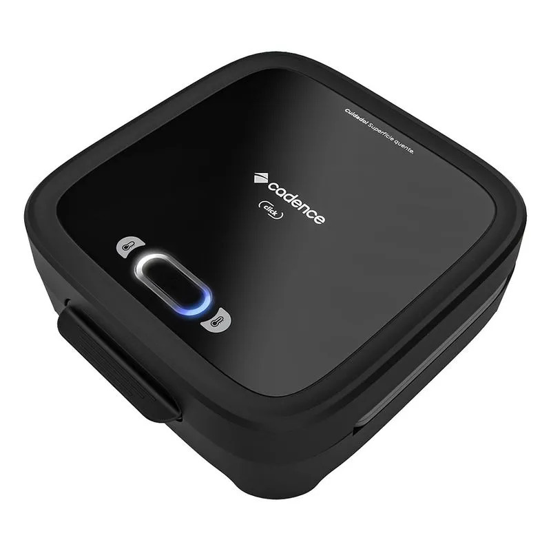 Sanduicheira elétrica e grill preta Cadence