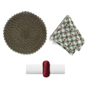 Kit De Mesa Posta Copa E Cia 4 Lugares Quebra Nozes
