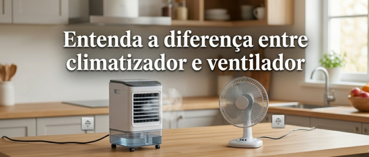entenda a diferença entre climatizador e ventilador