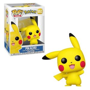 Funko do Pikachu em caixa e fora dela.